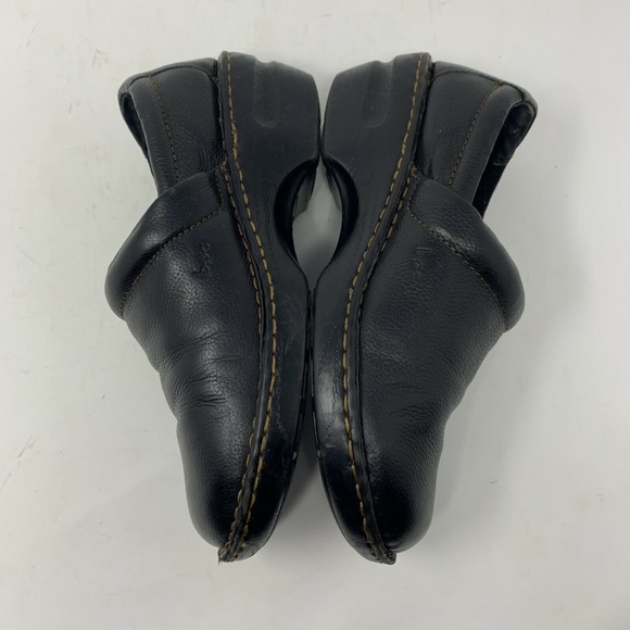 Born BOC Concept Womens 10M Black Leather Clogs - Picture 5 of 8